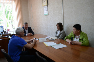 глава Починковского округа А.В. Голуб провел прием граждан по личным вопросам - фото - 1