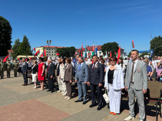 делегация округа приняла участие в торжествах, посвященных Дню Независимости Республики Беларусь - фото - 17