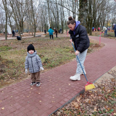 в Починке состоялся субботник - фото - 14