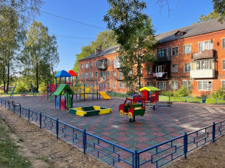 в Шаталово введена в эксплуатацию новая детская площадка - фото - 4